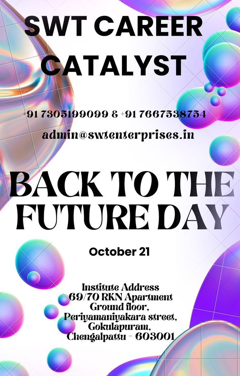 swt_services's tweet image. October -21