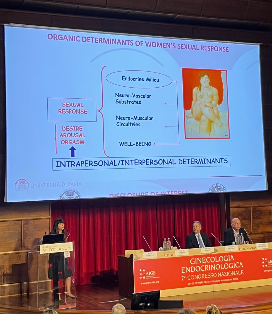 Sex hormones are very important for women’s sexual health at midlife @IntlMenopause @gynendo @unipv @EC2U_Alliance @RossellaNappi #AIGE23