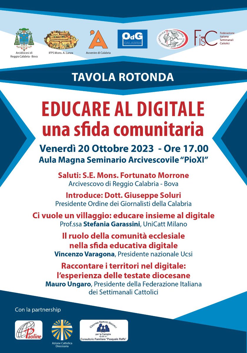 Ucsi Social (@ucsisocial) on Twitter photo #educazionedigitale nella #chiesa e nuovi #stili di #giornalismo: incontro a #ReggioCalabria con l’Arcivescovo #FortunatoMorrone, <a href="/DavideImeneo/">Davide Imeneo</a> #stefaniagarassini <a href="/Unicatt/">Università Cattolica</a> e <a href="/AiartOnlus/">Aiart</a> #progettinteressanti <a href="/UCSCEI/">@CEI</a> <a href="/AvvenirediCal/">Avvenire di Calabria</a> #educazionedigitale nella #chiesa e nuovi #stili di #giornalismo: incontro a #ReggioCalabria con l’Arcivescovo #FortunatoMorrone, <a href="/DavideImeneo/">Davide Imeneo</a> #stefaniagarassini <a href="/Unicatt/">Università Cattolica</a> e <a href="/AiartOnlus/">Aiart</a> #progettinteressanti <a href="/UCSCEI/">@CEI</a> <a href="/AvvenirediCal/">Avvenire di Calabria</a>