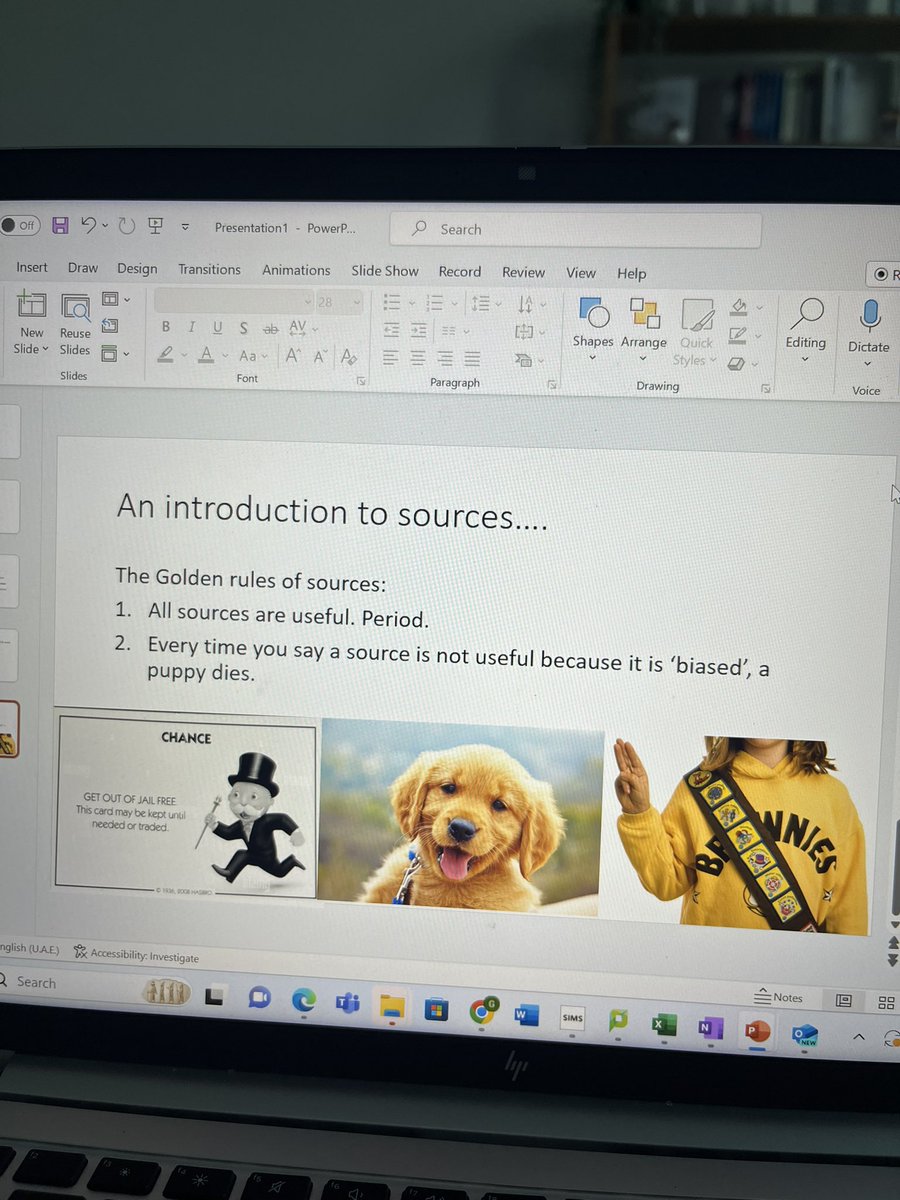 Tell me you’re a history teacher without telling me you’re a history teacher…