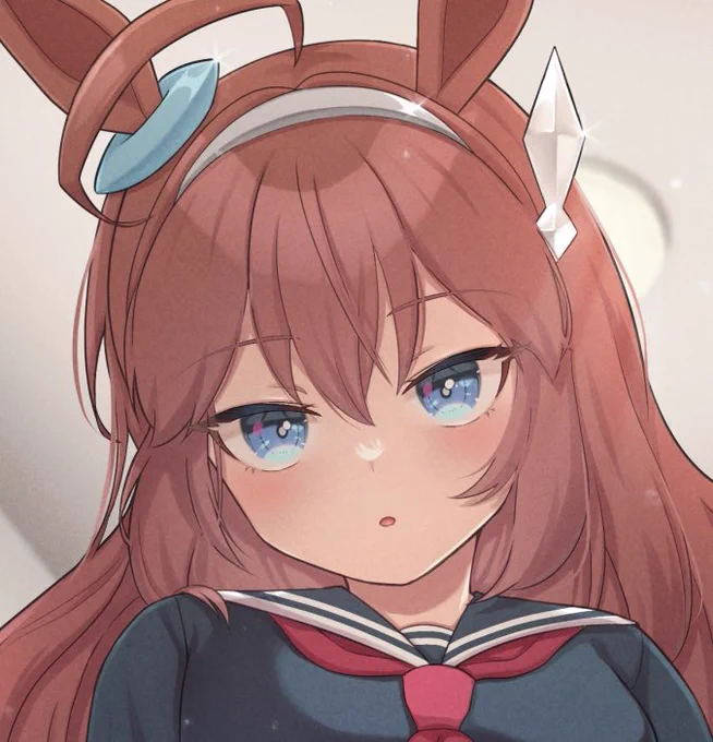 ミホノブルボンを描かせていただきました! よろしくお願いします