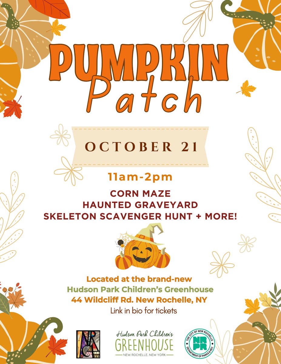 KarenHessel2's tweet photo. TODAY Pumpkin Patch at Hudson Park Children's Greenhouse, moved inside the brand new &amp; beautiful greenhouse!  Geared for elementary children to paint pumpkins.  $10 include goody bag and other activities - Parents are free!  Hudson Park, New York 11-3 @newroparks pay at door https://t.co/J36E8EebWU