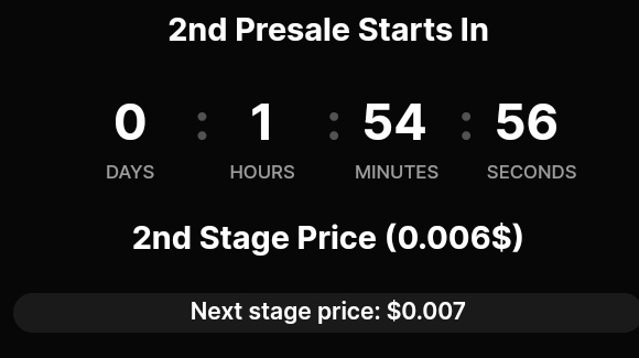 BitgainAi1's tweet photo. Less than 2 hours left for presale start. 

Be ready guys,  Remember, Presale 1 ended within 2 hours.

Hope Stage 2 will be end within 1 hour.

Buy on our Website: 
https://t.co/1AK0bV3Wal

Dont miss the chance. Still 5x lower than Exchange listing🚀🚀🚀🚀 https://t.co/7E8vyxjpx5