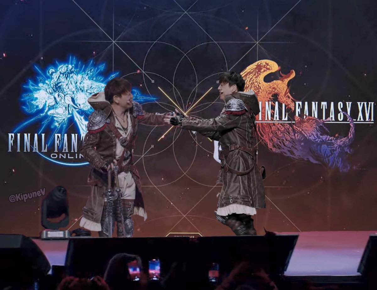 Yoshi-P collab with Naoki Yoshida.🤝 #ffxiv #ffxivmemes #Kipunev