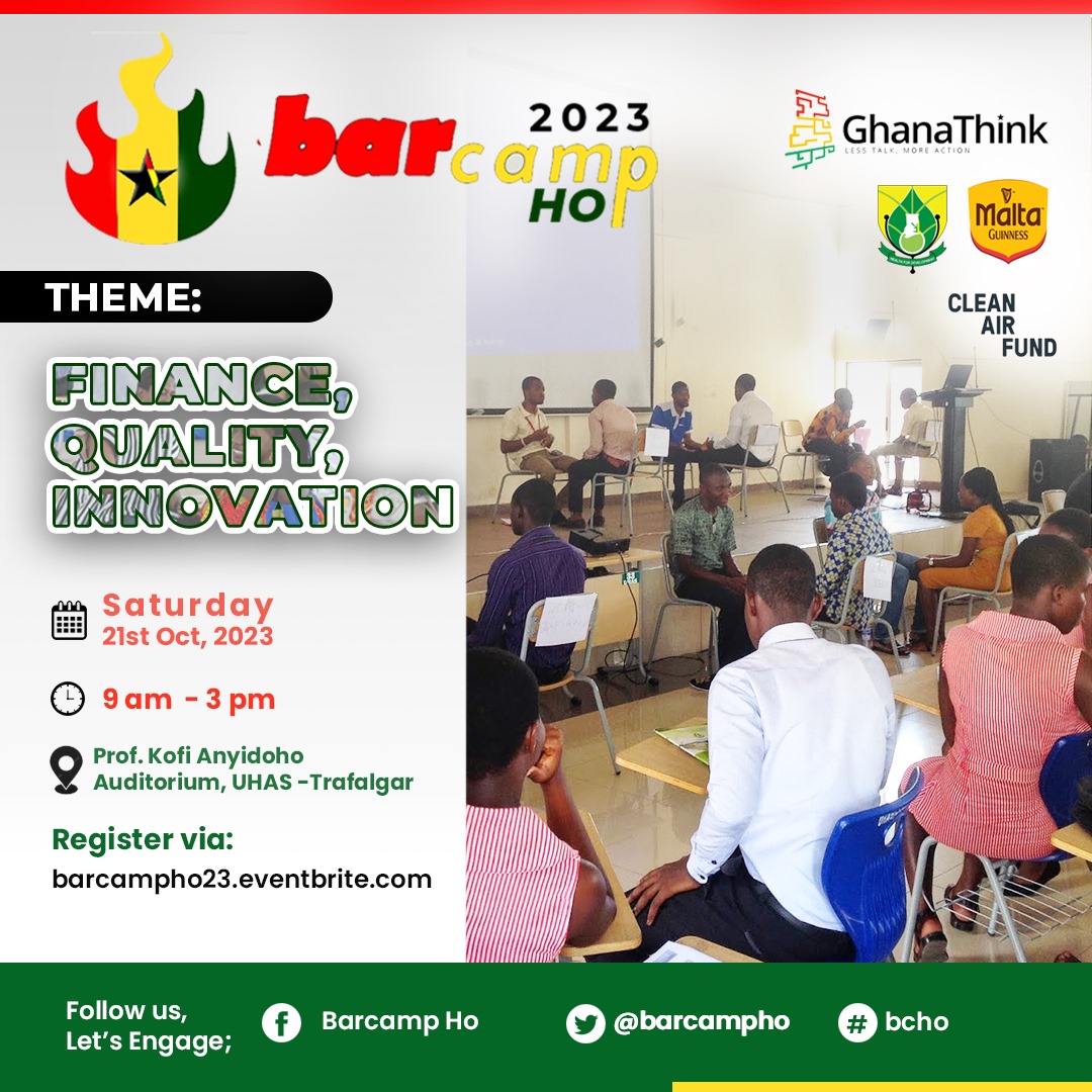 It's happening now at the @Anyidoho_hall of UHAS inside @Ho_Teaching_Hospital .
It's betting interesting 💯💯

<a href="/Abocco/">Ato Ulzen-Appiah #MightyAfrican</a> <a href="/BarCampHo/">Barcamp Ho #bcho</a> <a href="/Barcampghana/">Barcamp Ghana by @GhanaThink</a>