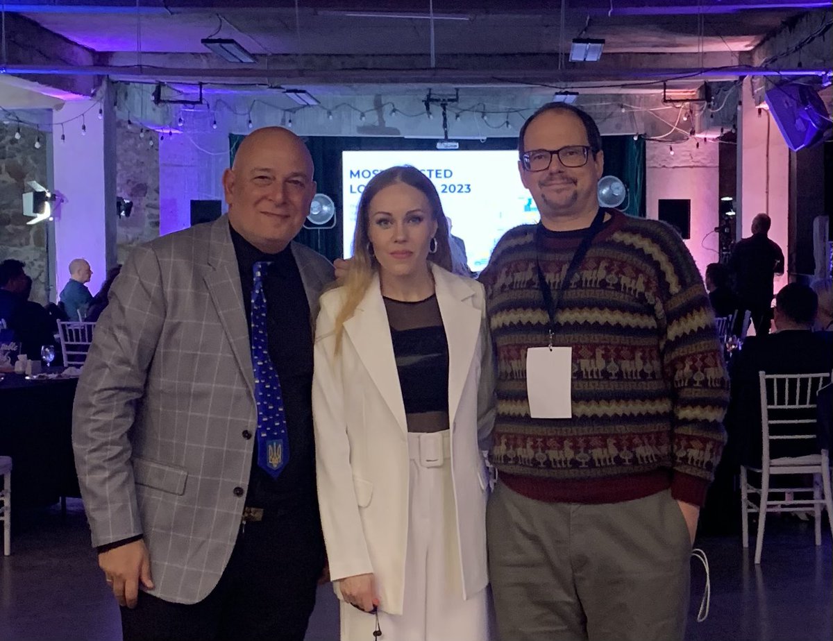 Wonderful company &amp; fun at #NomadMania #TravelAwards in #Lviv. W/ <a href="/OrestZub/">Orest Zub</a> <a href="/harrymitsidis/">Harry Mitsidis</a> <a href="/MissPetroMarais/">Miss Marais</a> &amp; more. Marvellous music by special guest <a href="/Alyosha_Real/">Alyosha</a>. Congrats <a href="/boriskester/">Boris Kester</a> &amp; all winners. Greetings to <a href="/MostTraveled/">Most Traveled People (MTP)</a> <a href="/extratravelfest/">@ExtraTravelFest</a> <a href="/TCC_Org/">TravelersCenturyClub</a> &amp; all my travel friends!