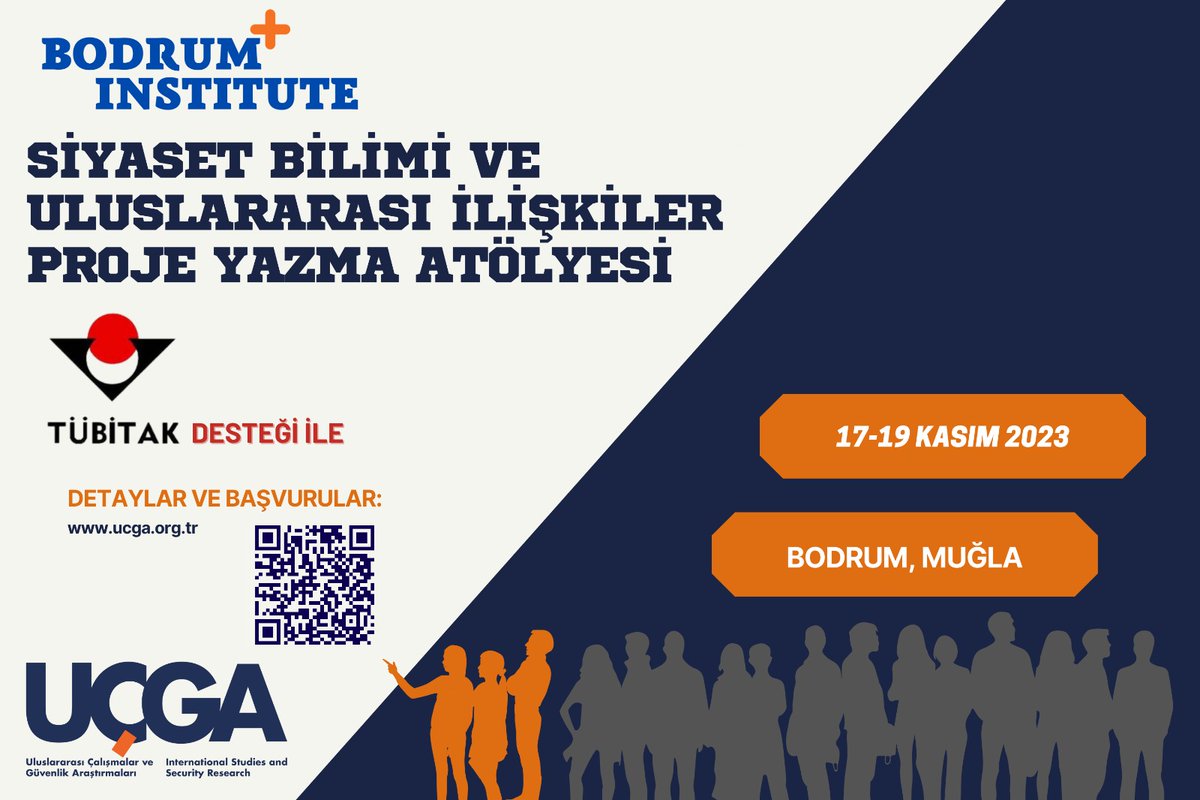 BodrumInstitute's tweet photo. 📢Siyaset Bilimi ve Uluslararası İlişkiler Proje Yazma Atölyesi

17-19 Kasım tarihlerinde Bodrum'da @Tubitak desteğiyle "Siyaset Bilimi ve Uluslararası İlişkiler Proje Yazma Atölyesi" düzenliyoruz.

Detaylı bilgi ve başvuru için 👇 

https://t.co/HjQFtAut33

🟠🔵 https://t.co/Q5MfNCFrnL