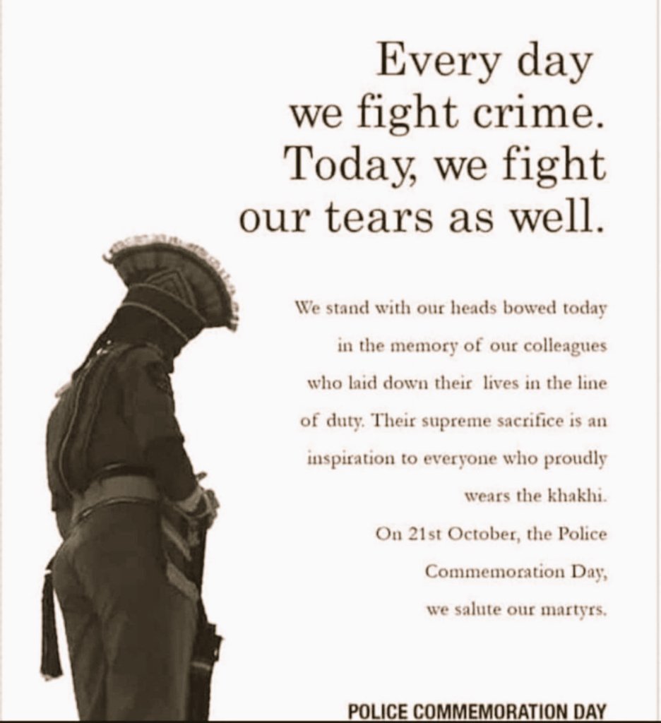 Khursheed_khan7's tweet photo. I pay my humble tribute to my Police Parivaar, the bravehearts who have sacrificed their lives for the nation. @Apnipartyonline
@JKAP_BARAMULLA @JmuKmrPolice @BaramullaPolice @KashmirPolice https://t.co/1llsfXdjcc