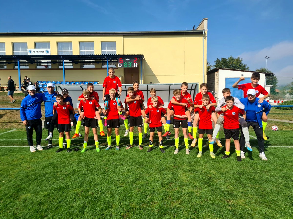 fckrimice's tweet photo. 28.9.2023 | Domácí výhra proti Přešticím 6:2! 🦁💙 #fckrimice #tjprestice https://t.co/j019XPeCWk