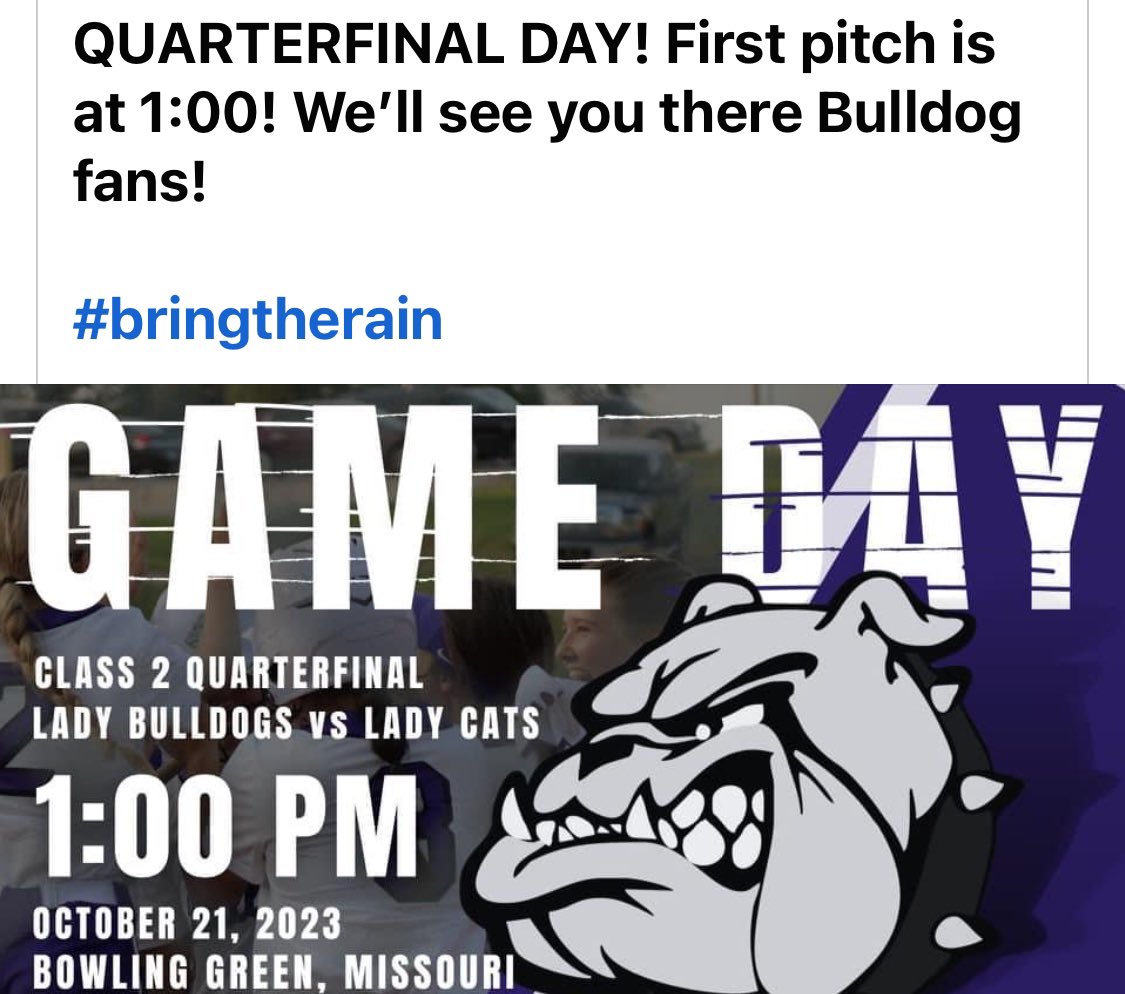 SH Bulldog Softball tweet media