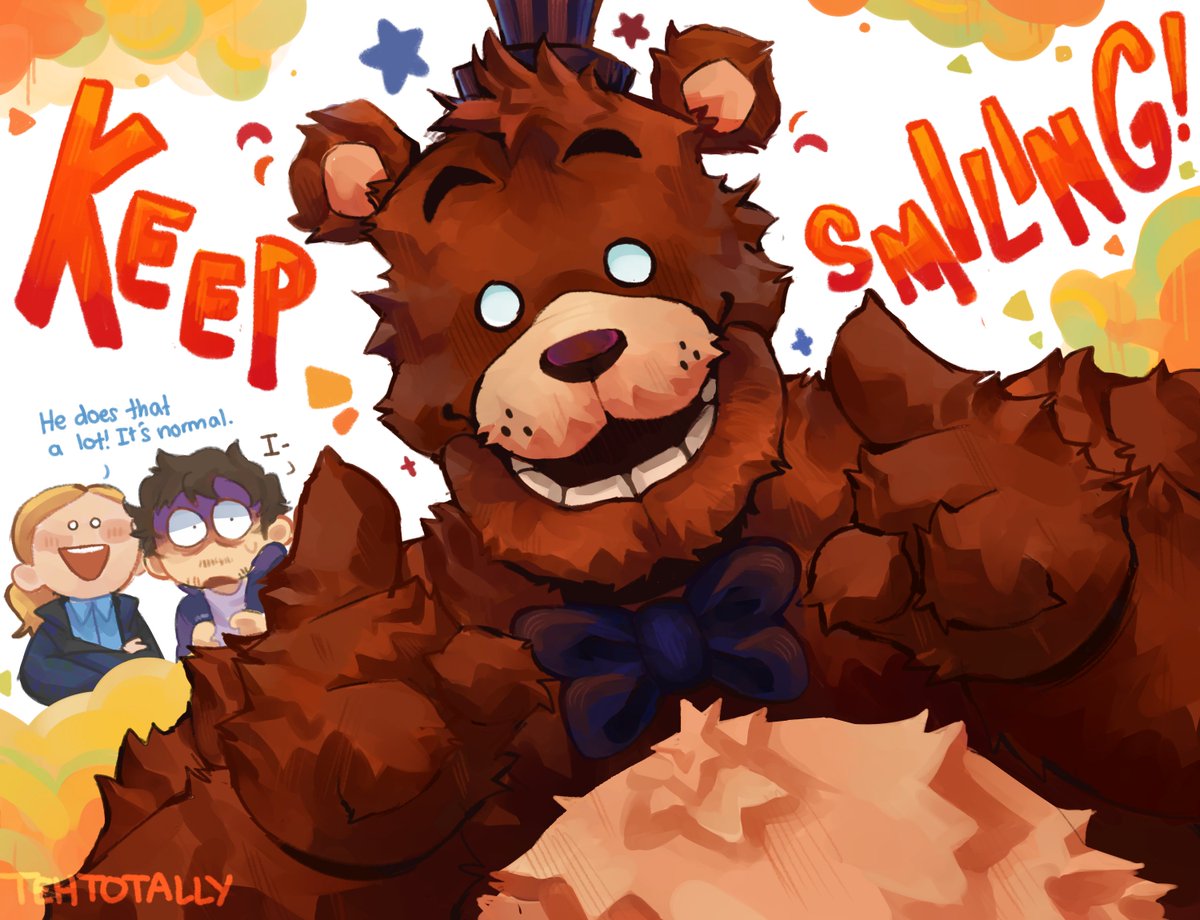 TehTotally's tweet photo. Oh my gosh Freddy Fazbear??! #FNAF #FNAFMovie https://t.co/cIhCNma0qz