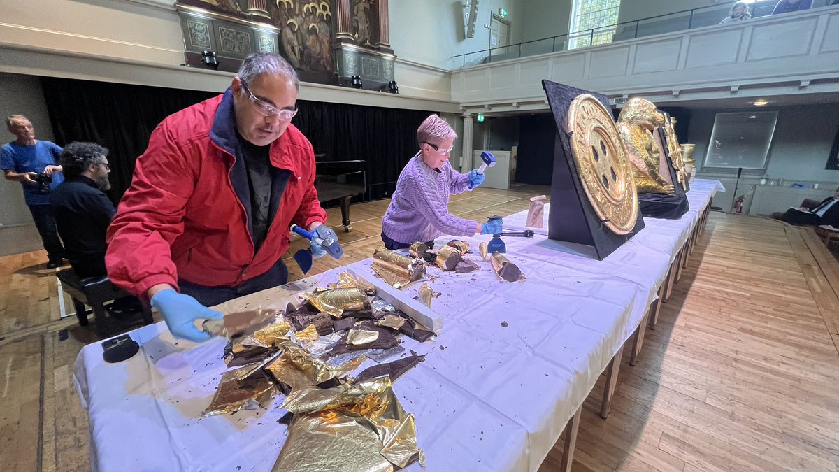 Gr8 fun today <a href="/stgeorgesbris/">St George's Bristol</a> for #EdibleHistories <a href="/lukejerram/">Luke Jerram</a> event . Thanks everyone for all their work! <a href="/ZarasChocolates/">Zara's Chocolates</a> @oliverhumpage <a href="/TyntesfieldNT/">Tyntesfield</a> @votedannorris <a href="/briszooproject/">Bristol Zoo Project</a> <a href="/glenside_museum/">Glenside Hospital Museum</a> <a href="/BristolAero/">Aerospace Bristol</a> . <a href="/Dr_RGStone/">Richard Stone</a> Pics by <a href="/VictoriBleazard/">Victoria Bleazard</a> £500raised4 @TrussellTrust