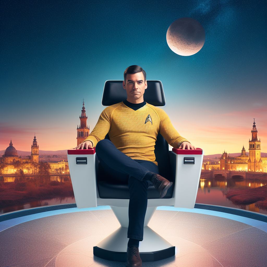 TrekDaySev's tweet photo. Ya tenemos la exposición para mañana lista! Aunque si hace mal tiempo cerraremos a las 14:00, pero puedes venir por la mañana a sentarte en la silla del capitán 🖖🏻 https://t.co/RpR0yHahPI
