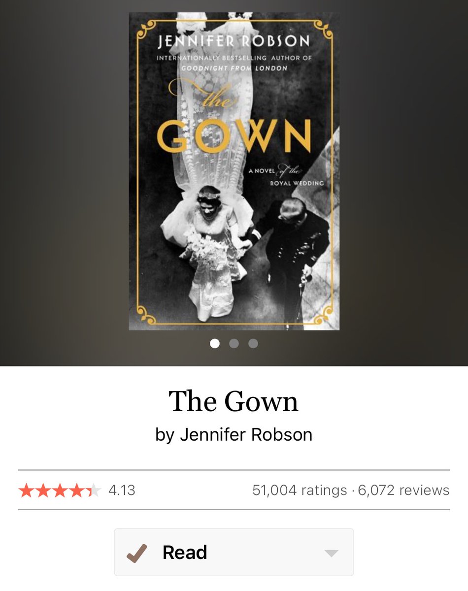 addiegracemac's tweet photo. @JenCarsonTaylor @AgathaMarple3 Infinitely more enjoyable and you’ll feel happy and nostalgic after
‘The Gown’ ~ Jennifer Robson
https://t.co/DiYGEbhvRA
#bookstoread #JenniferRobson https://t.co/1lEOWOR3ly
