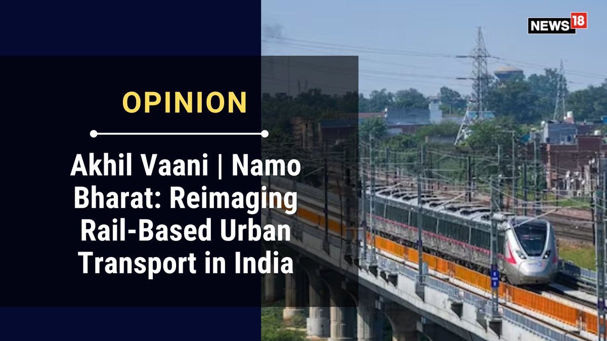 CNNnews18's tweet photo. #Opinion | Early this year, India surpassed #SouthKorea as the country with the third-largest #metrorail system and in the next two years, it is likely to cross the #US to become the second-largest #metro #railsystem in the world

By: @akhileshlinky 

https://t.co/BrS3PZ1JWz https://t.co/l4v1UfUlyp