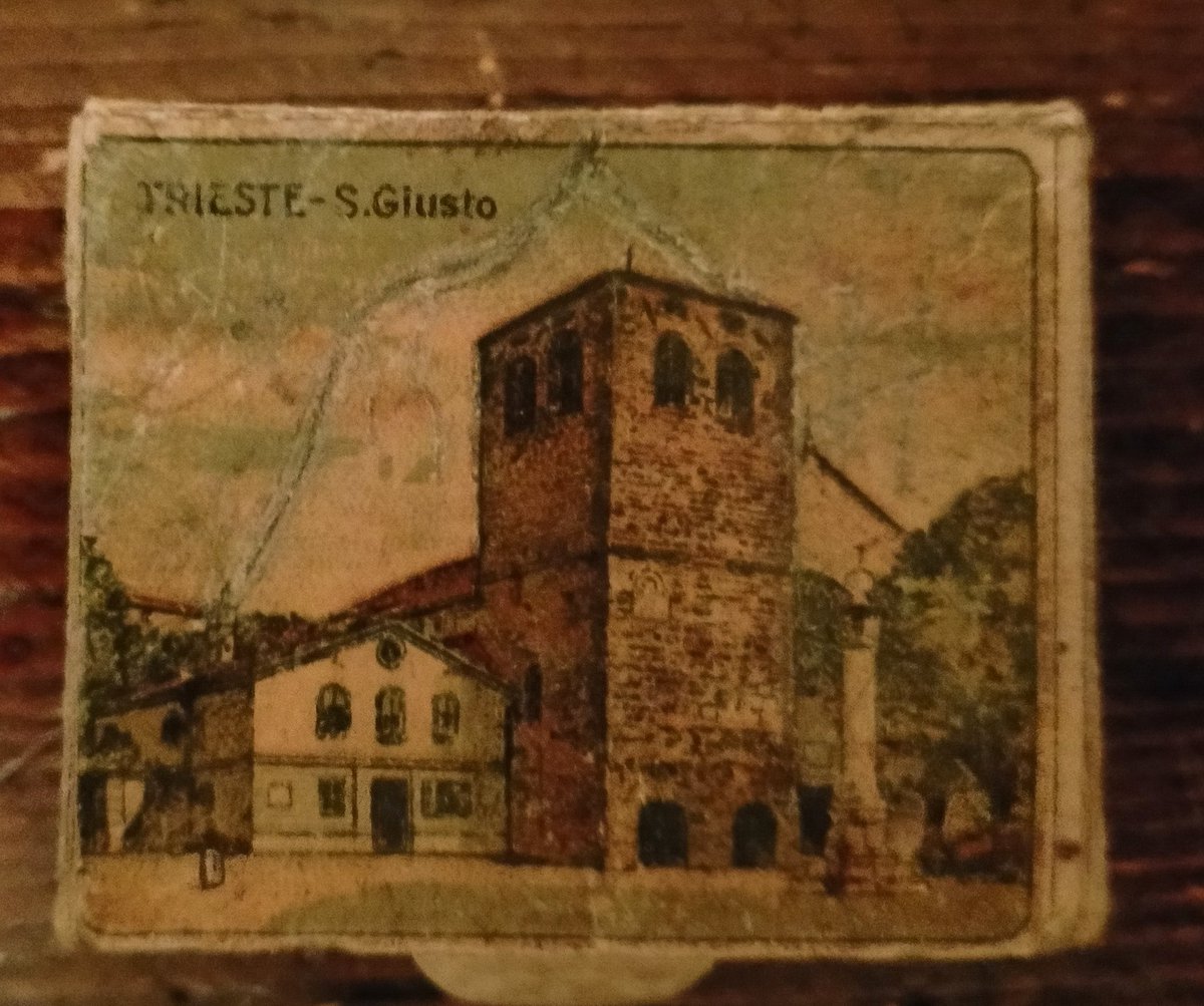 andyblanck1's tweet photo. #ww1propaganda. Trento and Trieste depicted on a matchbox. From the brand I really believe that we are in 1914 era!
#ww1items 
#ww1italianfront https://t.co/4HhdCR1Cp5