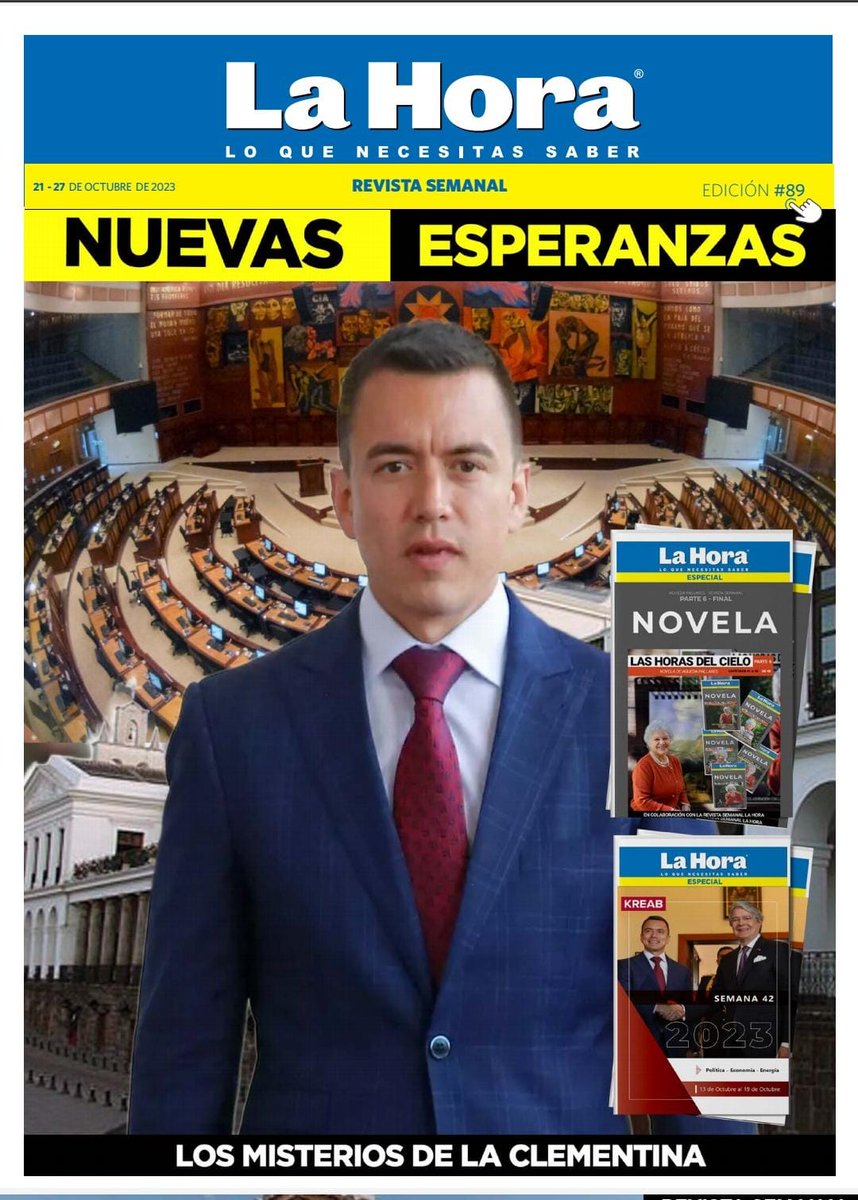 horatungurahua's tweet photo. Buenos días amig@s, les compartimos la portada de hoy, sábado 21 de octubre, y les invitamos a revisar la edición digital de #Tungurahua ➡️ https://t.co/WTiZF7LBXu https://t.co/9VjBOokcgA