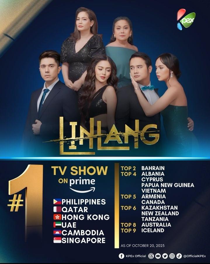 Fan_of_ER's tweet photo. Congrats to Anji Salvacion and the whole cast of #Linlang especially Kim, Paulo, JM and Ms. Maricel. Number 6 here in Kazakhstan 🇰🇿

#LinlangOnPrime 
📷 KPEx Official https://t.co/iMHQwmquDV