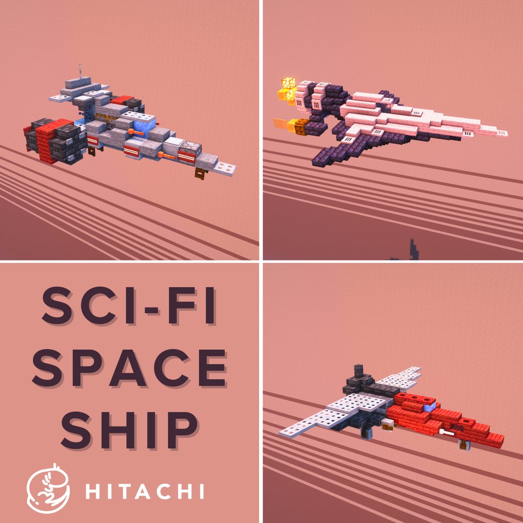 3 Sci-Fi Spaceship Designs

#Minecraft #MinecraftLive