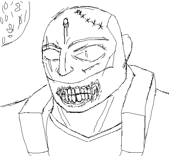 keiann12's tweet photo. tf2 zombie heavy sketch with moon-that-looks-like-a-potato (will prob color or fix things when I feel like i it)

#TF2 #TF2fanart #tf2heavy #mspaint https://t.co/zK28J1oTam