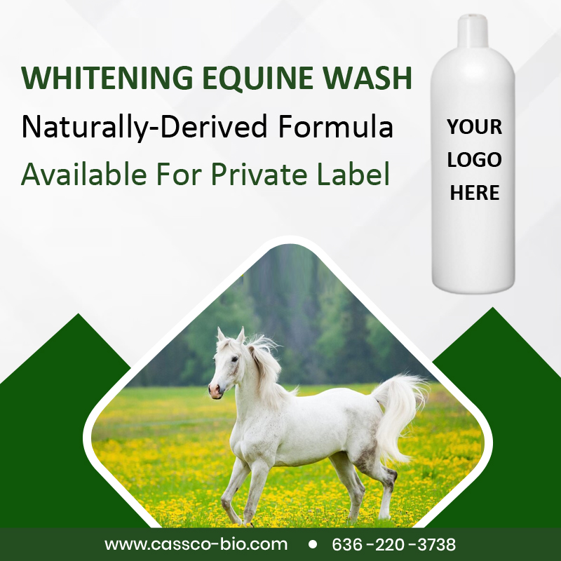 Our All-In-One Equine Wash is one of the most comprehensive horse shampoo formulas available that cleans, conditions, moisturizes, and deodorizes horse coats on all breeds. What's more, it is completely free of harsh chemicals, phosphates, sulfates, and parabens. #horsegrooming