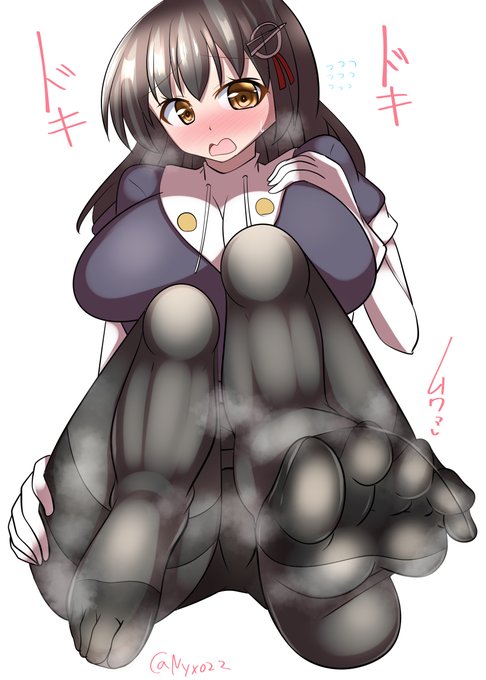 「し…司令官さん…その…恥ずかしい…です…///」        
ムレムレ黒タイツ羽黒ちゃん(ˇωˇ)連続1324日目 
#艦これ版真剣お絵描き60分一本勝負_20231021 
#艦これ版深夜の真剣お絵描き60分一本勝負 
#めび環んどろ #10000日チャレンジ 