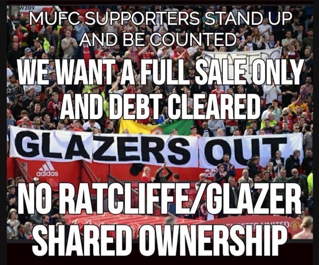 say nothing, just retweet #glazersout