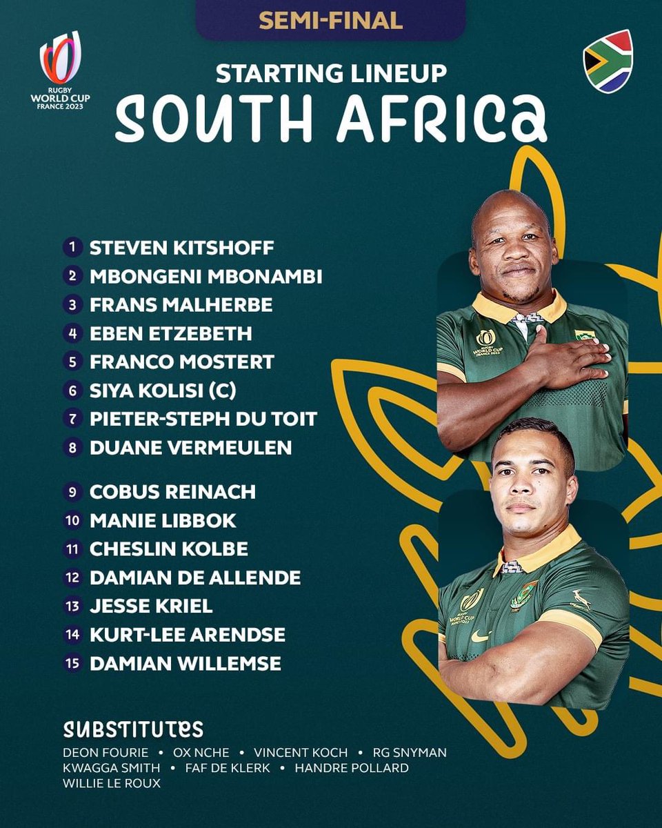 Mr_NationPath's tweet photo. Go South Africa #RWC2023 https://t.co/5EUE7Y0Itn