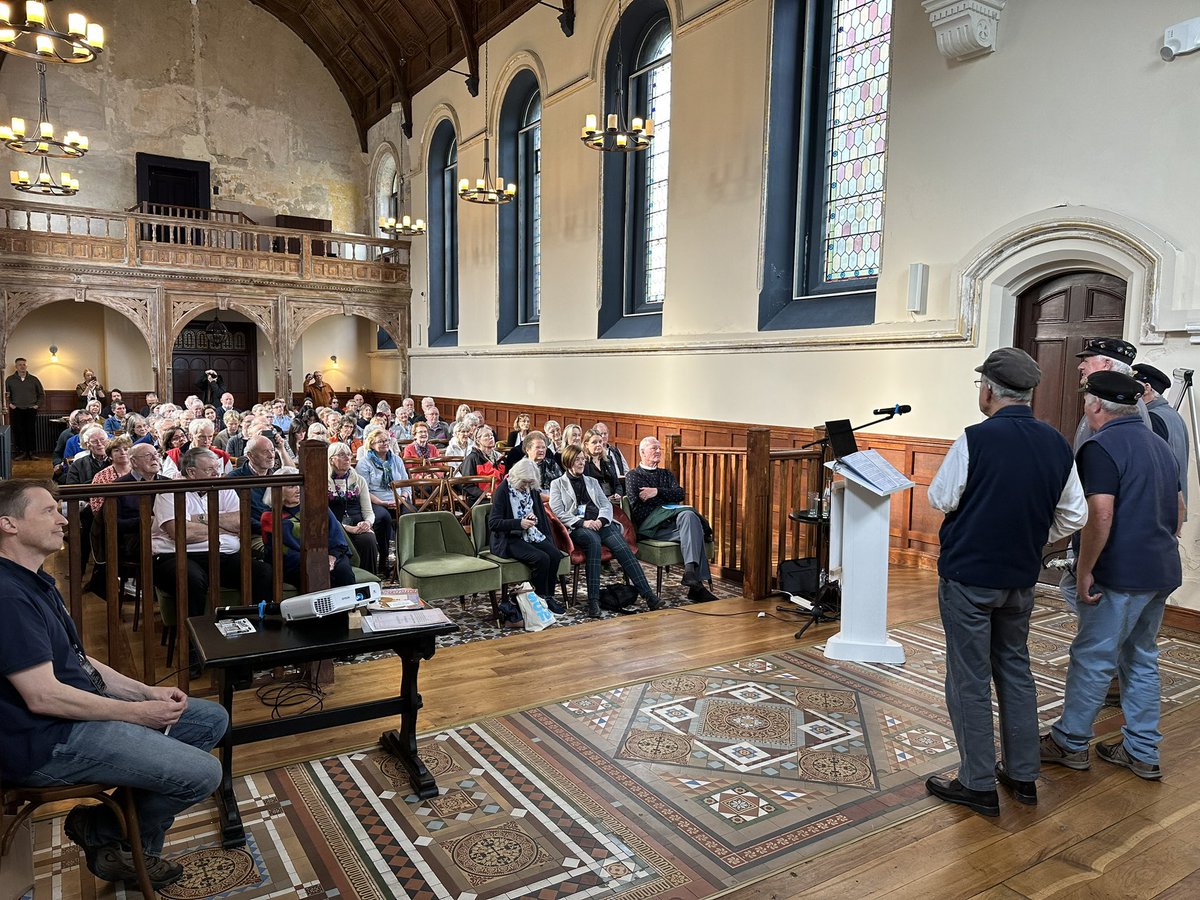 shackskool's tweet image. Some sea-shanty songs by Hooks &amp;amp; Crookes prior to @RSGS_CEO taking the stage #SAS23