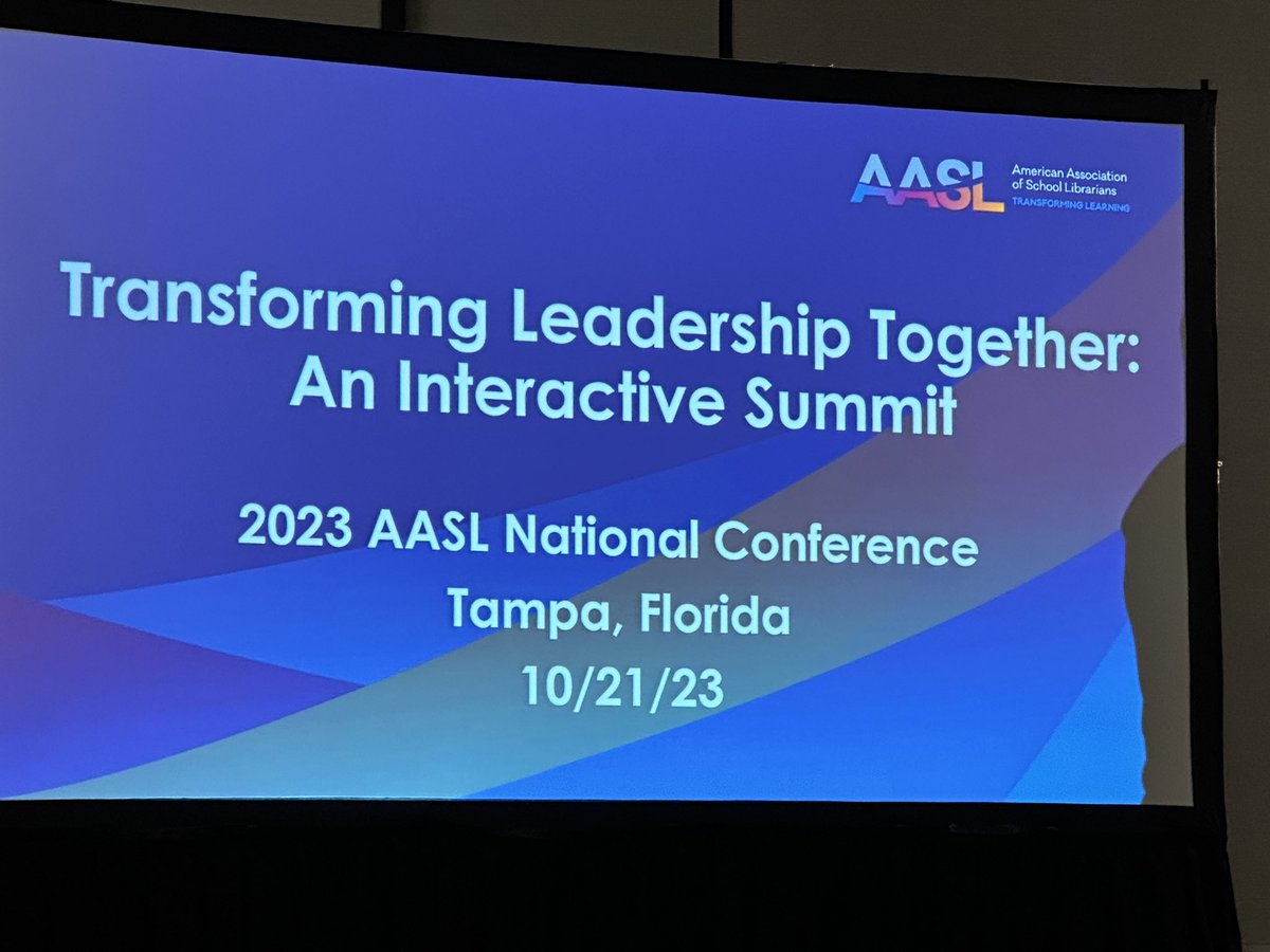 LibraryL's tweet image. Thank you to all of the administrators here at #AASL23 and those back at home who support their school librarians. You support is essential to providing the best for our learners. @aasl