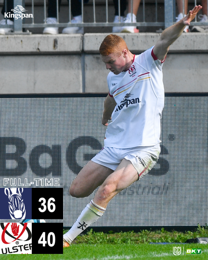 UlsterRugby's tweet image. FT in Parma. We start off with a W 👊