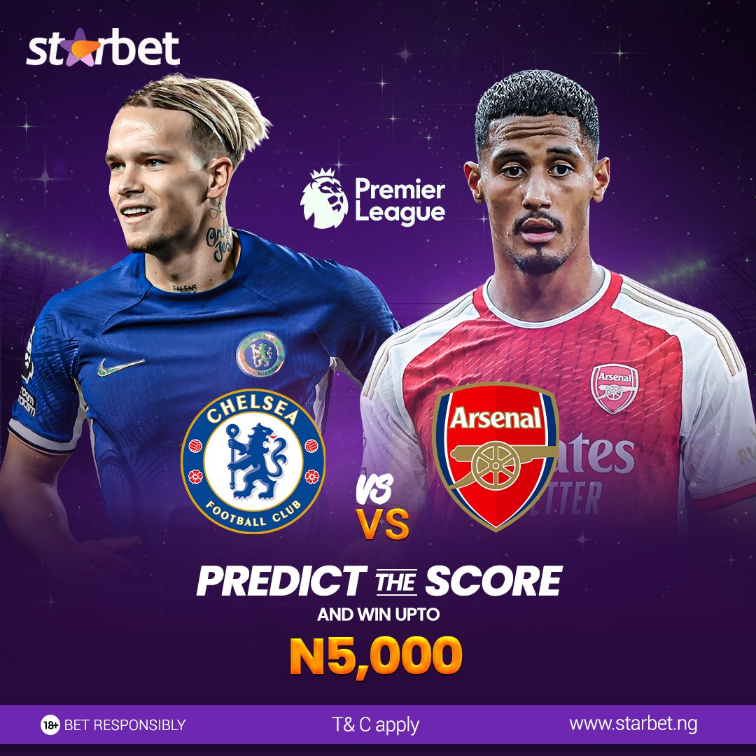 officialstarbet's tweet photo. Want to win 5,000? Predict the score of Chelsea vs. Arsenal #CFCvAFC and join Starbet's contest. Don't miss this chance! #Starbet #PredictAndWin
Visit https://t.co/qOPVkUjGir
Bet responsibly (18+)
#Starbet
Antony, Man City, Darwing, Klopp, Trent https://t.co/RAaiz1YOcK