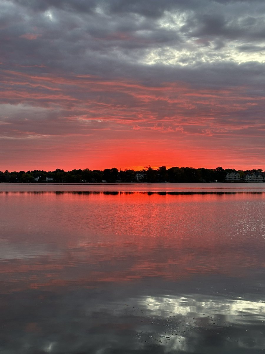 It’s hard to beat a fall sunrise over a lake