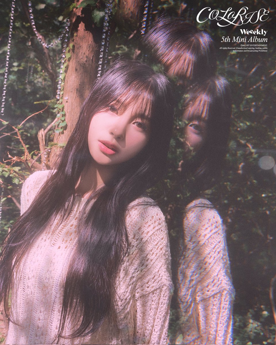 ofJihann's tweet photo. ֗  ִ    ۪  ⊹  ˑ  ִ Captured in the enchanting embrace of nature, Jihan exudes ethereal beauty in her 'ColoRise' individual concept photo with mesmerizing black hair. A fairy in the garden, she embodies nature's elegance and mystique. ഒ https://t.co/YC424H5hLw