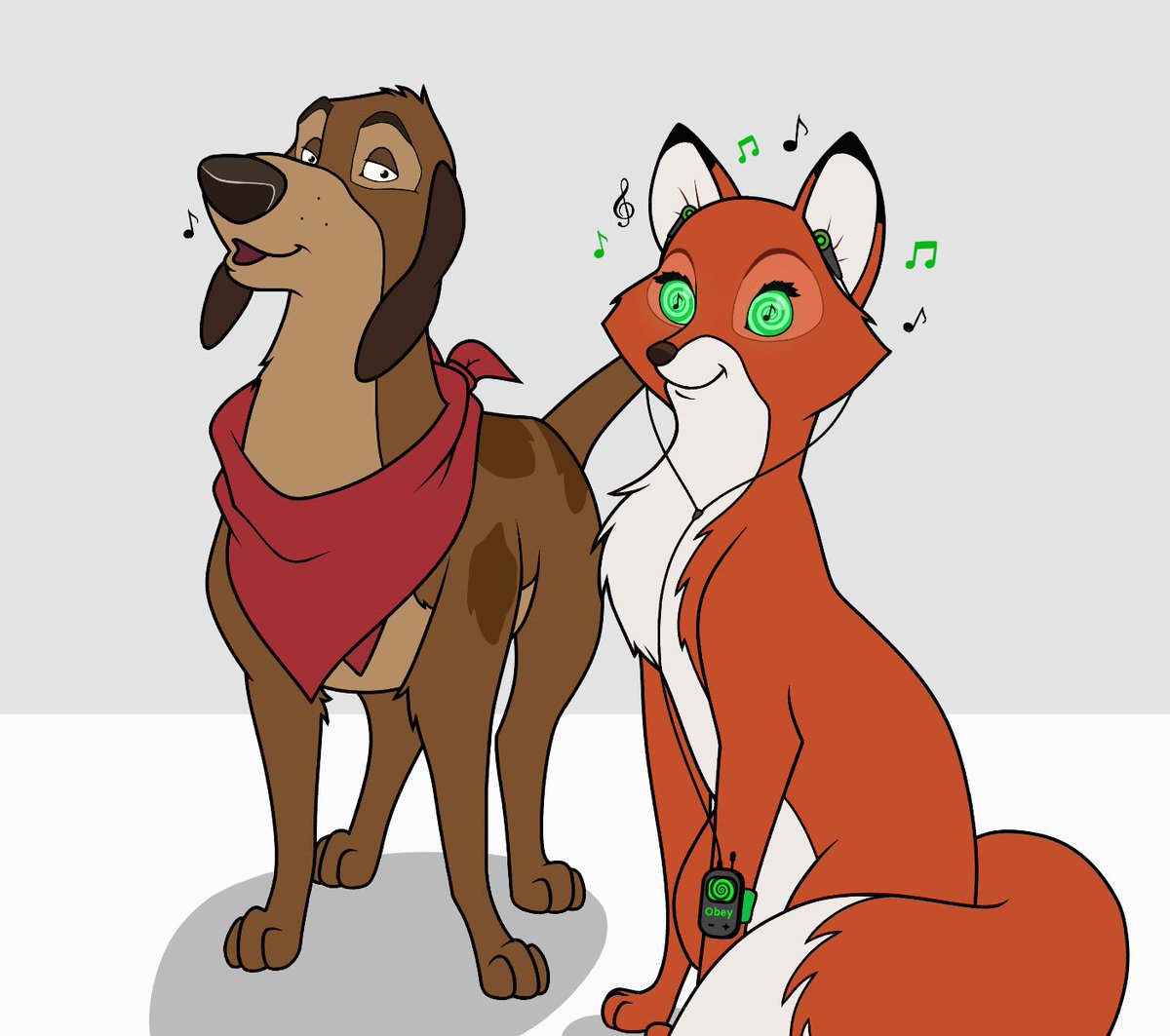 R3w0lf's tweet photo. Vixey is now Cash's biggest fan and maybe more~

#Hypnosis #hypnoart #brainwashed https://t.co/XPNTXUk6uN
