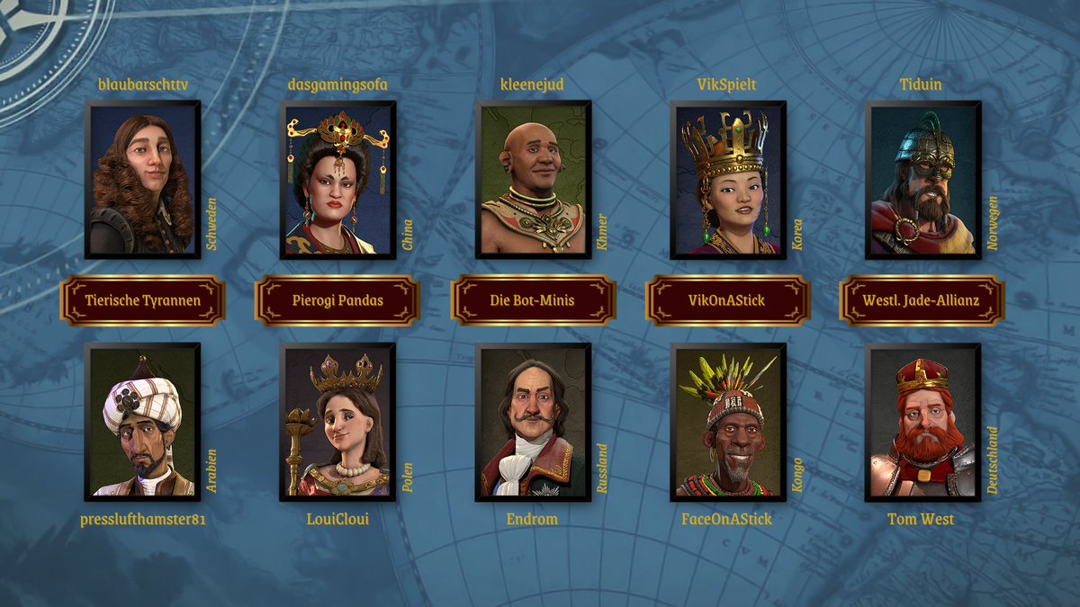 tiduin's tweet photo. Civ 6 Turnier lets go! https://t.co/V7sPK6TvK2 #twitch #twitchDE #civilizationIV #civilization https://t.co/cS4KAd1N3J