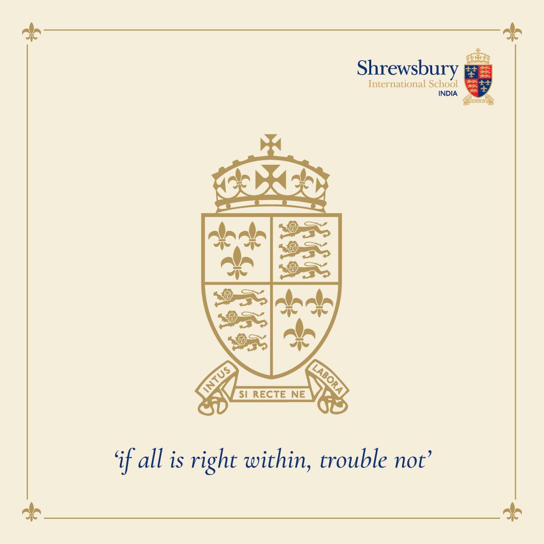 ‘Intus Si Recte Ne Labora’ is not just a motto; it’s a way of life at Shrewsbury International School India, echoing the spirit of Shrewsbury School UK. Our dedication to this holistic approach shines through in the way we approach education.#boardingschool #residentialschool