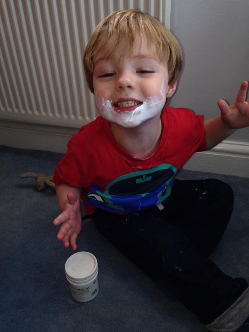 MrsL_teach's tweet photo. @MrsSpalding Sorry Caroline, but this did make me laugh. We had a few Sudocrem and make up incidents. But somehow our walls remained unscathed 😂 https://t.co/zN3NaP8LTx