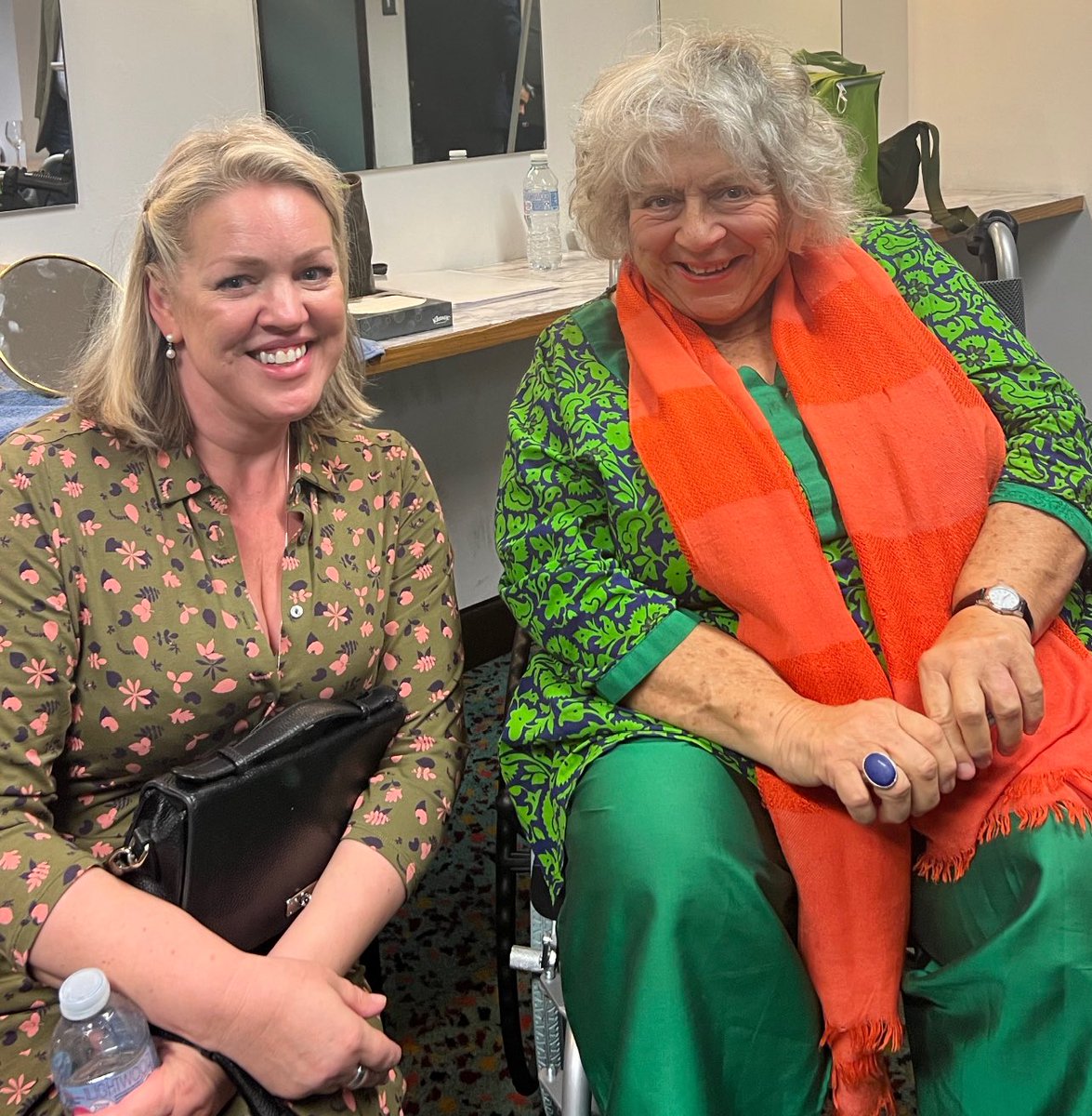 So great to meet The Miriam Margoyles in person on Monday. Looking forward to sharing her thank you video with our delegates at #BAUN24 💖