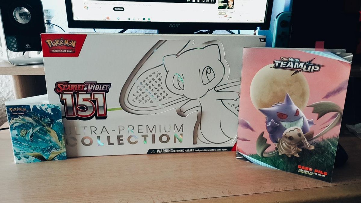 Arizona9_3's tweet image. Hoy se viene por fin #PokemonTCG #ultrapremiumcollection #Pokemon151 #mew