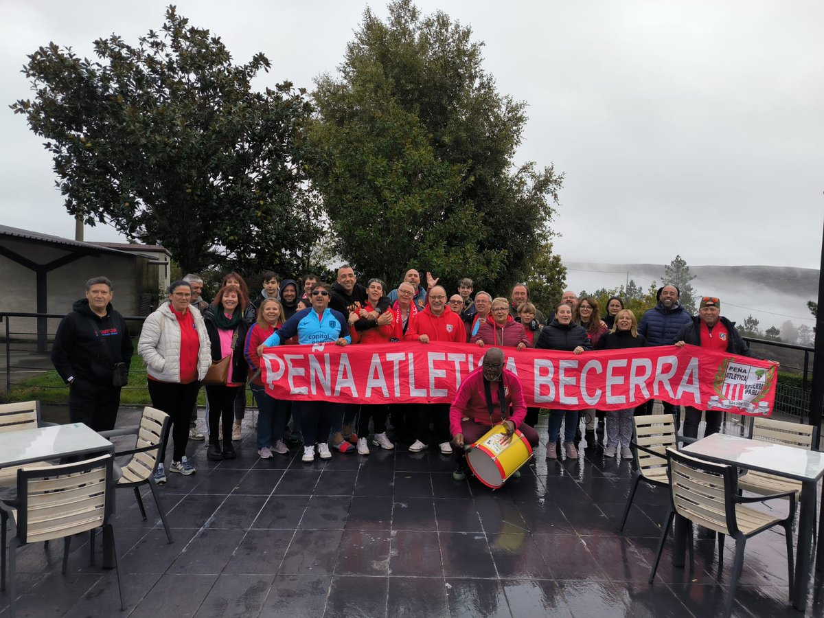La Becerra camino de Vigo, muchas kilómetros, una única pasión llamada ATLÉTICO DE MADRID, disfrutando del viaje #VamosAtleti #CeltaAtleti