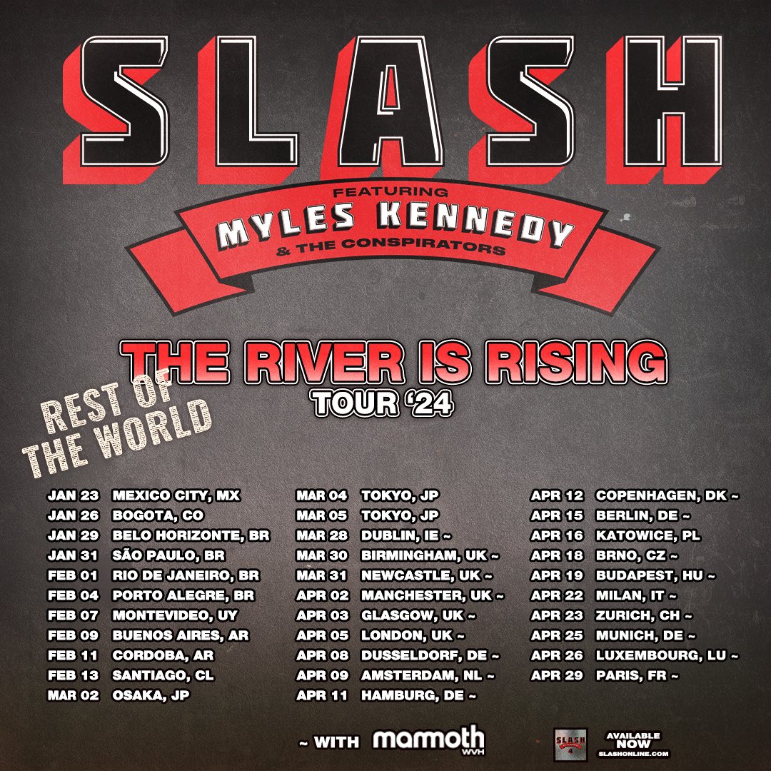 SMKC The River is Rising – Rest of The World Tour ’24 🔥 

Hopefully, Romania will be added to the tour list! 🥲