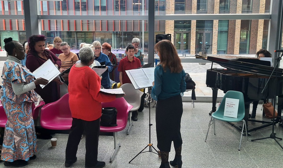 HackneySongbird's tweet photo. Thank you to Trevor Beedham, Richard Gardner and the Friends of the @RoyalLondonHosp Music Project for this lovely write-up and clip of our performance yesterday! https://t.co/pxf1IUvVP4 https://t.co/kX9cSACtK6