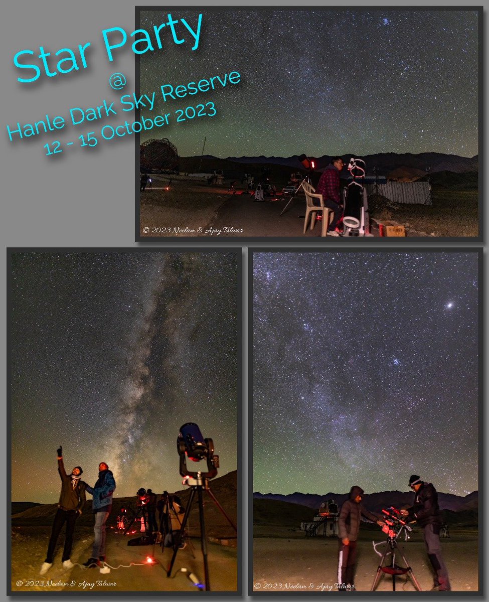 HDSR Star Party - A confluence of HDSR Ambassadors of Hanle, Amateur Astronomers from all over the country and Bortle 1 Night Sky.