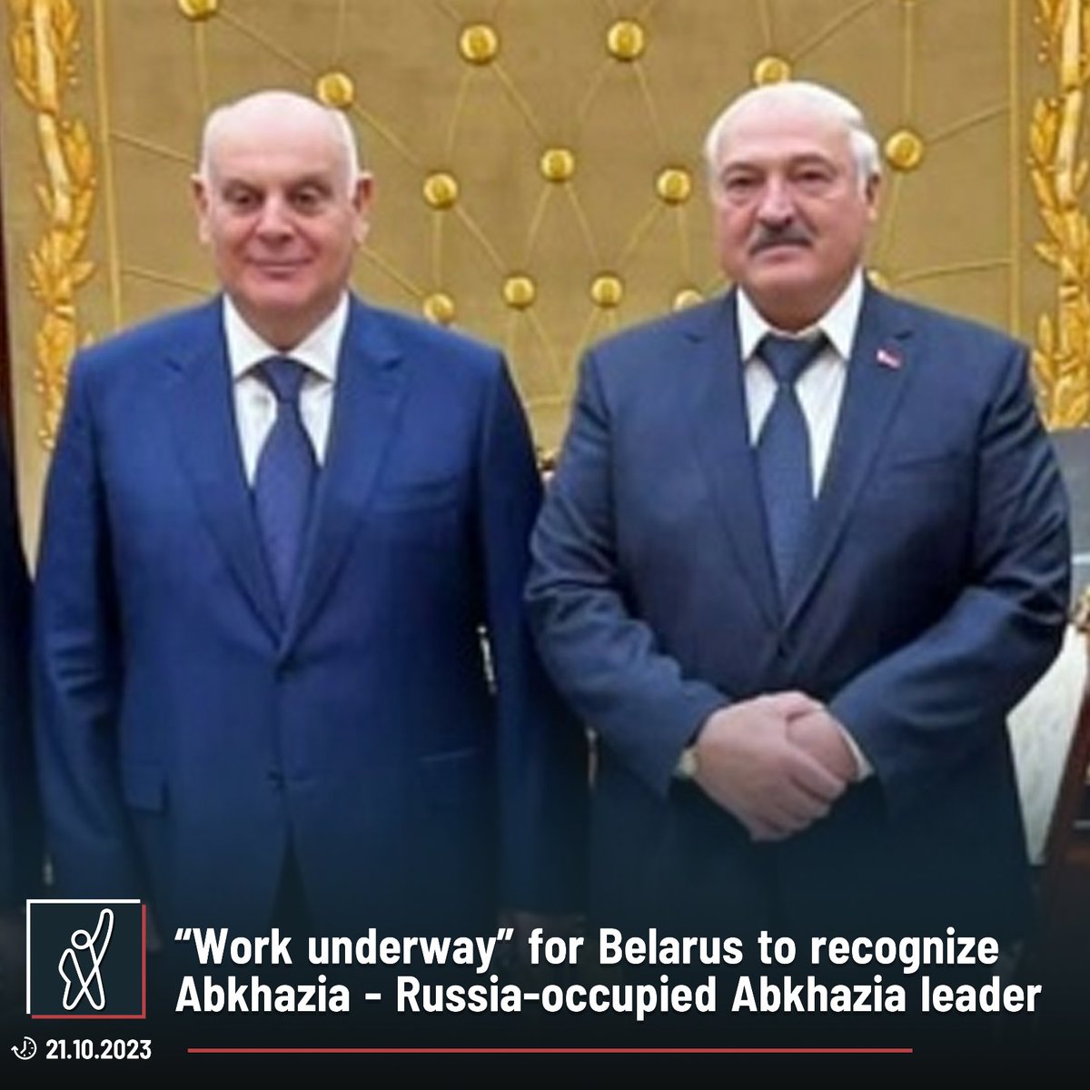 'It is too early to say that Belarus is ready to recognize Abkhazia, however, work is underway in this direction,” Aslan Bzhania said, announcing scheduled visit of Russia-occupied Abkhazia delegation to Belarus in the end of October.