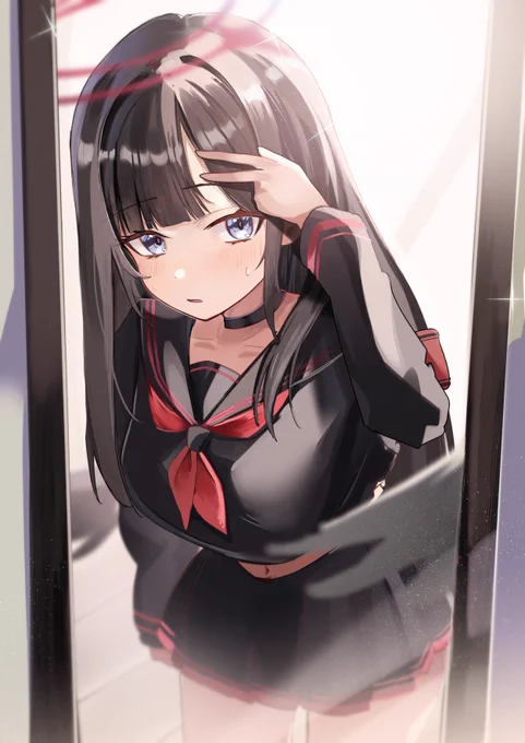 気になる前髪  #ブルアカ #仲正イチカ