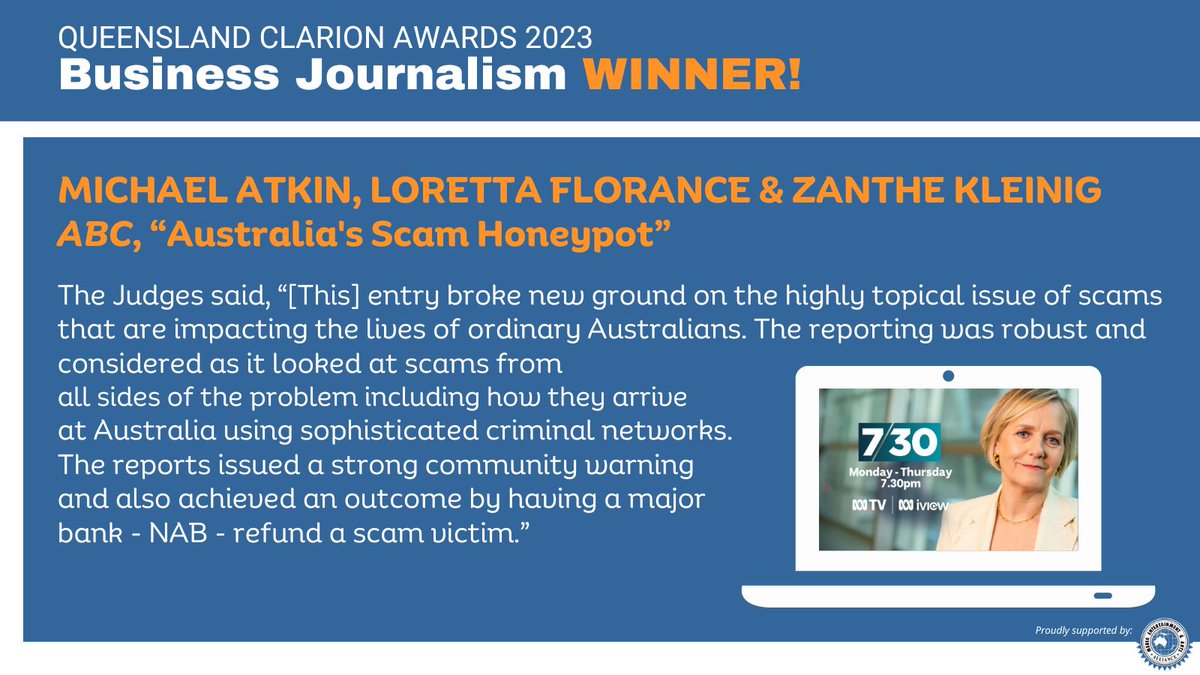 Walkley Foundation tweet media