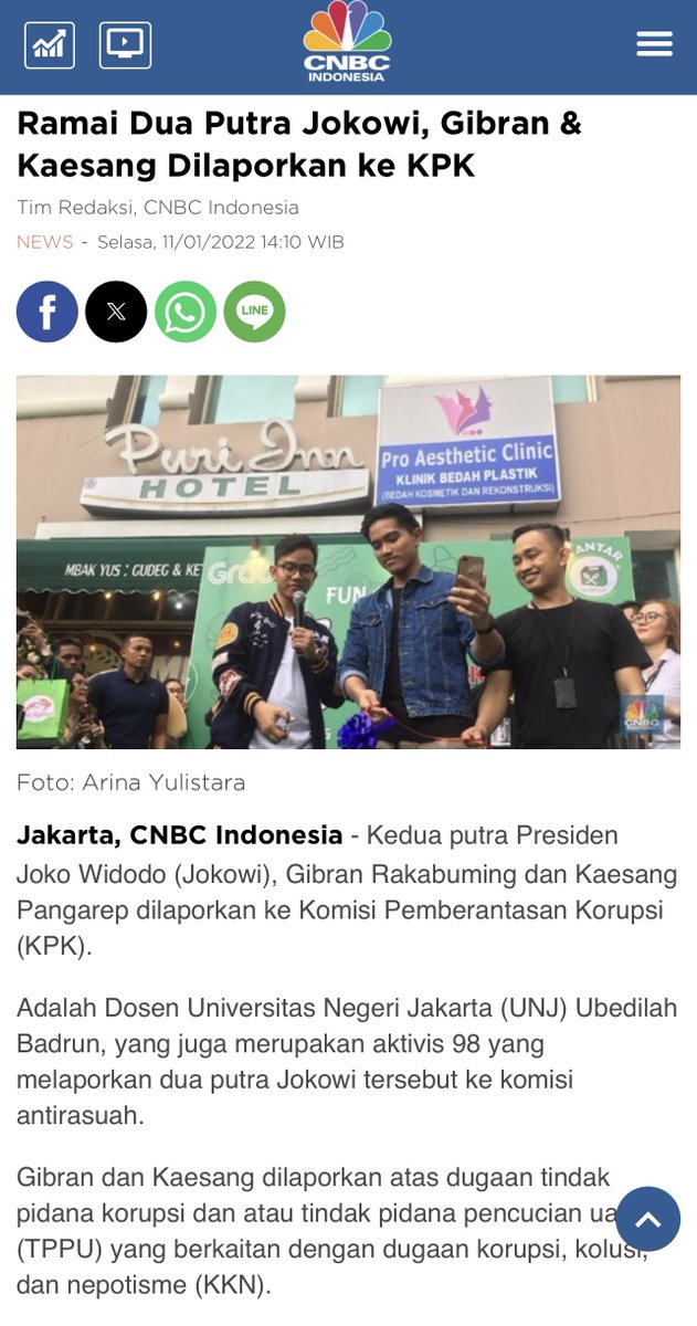 Naz_lira's tweet photo. Jangan minta kami ikut-ikut serang @gibran_tweet, kan kalian yang buka pintu gerbang tumbuhnya Dinasti Keluarga itu menjadi besar.

Apa kalian sudah lupa disaat masa pandemi dan Presiden menetapkan social distancing lewat Kepres No.9/2020, tapi kalian tutup mata tutup telinga manakala Dinasti Keluarga justru diproses lewat Pilkada Solo dan Medan serentak tanggal 9 Desember 2020..?

Kemana kalian ketika masa jabatan Ketua MK dan Ketua KPK diperpanjang..?

Kemana suara kritis kalian ketika laporan di KPK atas dua putera mahkota tak jelas duduk perkaranya..?

Sudahlah, jangan berlagak jadi pahlawan kesiangan, silahkan kalian robohkan sendiri “Lata dan Uzza” karya Fir’aun yang kemarin kalian jadikan sesembahan, itu menjadi tanggung jawab klen.

Adapun tanggung jawab kami adalah membuka mata banyak orang akan bahaya besar “Pornografi” dan menyelamatkan moral bangsa dari kerusakan akibat bebas dan terbiasanya menerima segala bentuk Asusila.

Ancaman merebaknya Pornografi menjadi keniscayaan manakala rakyat terjebak dan tertipu oleh siasat licik pemimpin penyuka Video Porno dengan segenap pencitraannya yang menipu dan mengelabui rakyat.

Bangsa dan Negara yang beradab serta religius ini tak boleh hancur akibat moral rakyatnya menjadi bejat dan jauh dari nilai-nilai luhur yang turun temurun diwariskan oleh nenek moyang mereka.

Tinggalkan pemimpin penipu, pembual, tukang dusta dan penyuka pornografi. Bangsa ini harus mengubah pola pikir dan sikap, bahwa pemimpin negara haruslah sosok yang memiliki rekam jejak bersih, pintar, relijius dan berani membela kepentingan rakyat, sekalipun yang dipertaruhkan jabatan kekuasaannya.