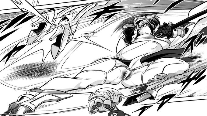 スライディングバトル妊婦 かっこよく描けたコマが一気に下品になるハミ 