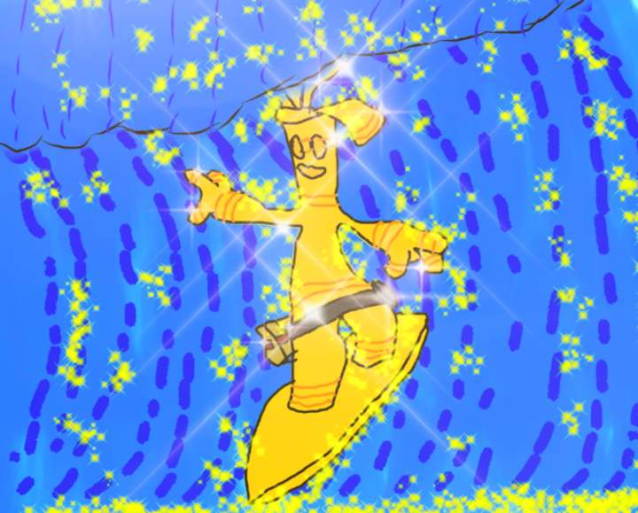 diazack's tweet photo. Elaria Inktober Day 21 - Gold
Goldengo surfing while scattering gold money
#Pokemon #Elaria #pokemonSV #Gholdengo https://t.co/pVv7mZoQcP